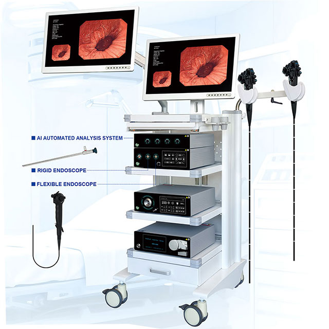 4K 2-in-1-Endoskopsystem mit KI-Analyse f&uuml;r gastroenterologische Gastroskope und Koloskope